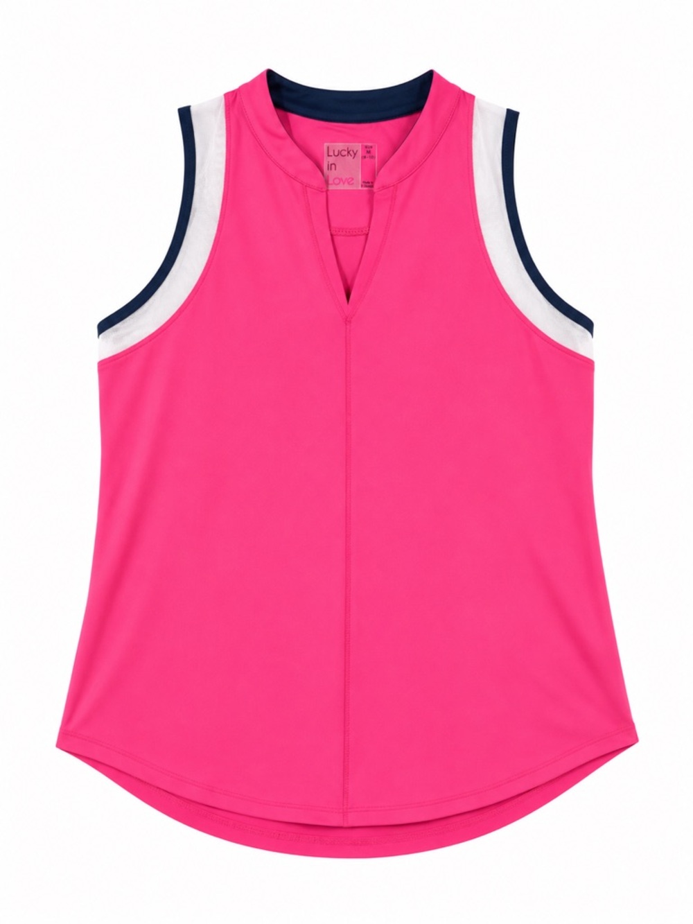 New - Lucky in Love Do The Twist Polo Tank | Size Medium